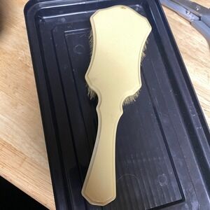 Vintage Vanity Hair Brush Ornate Ivory Colored